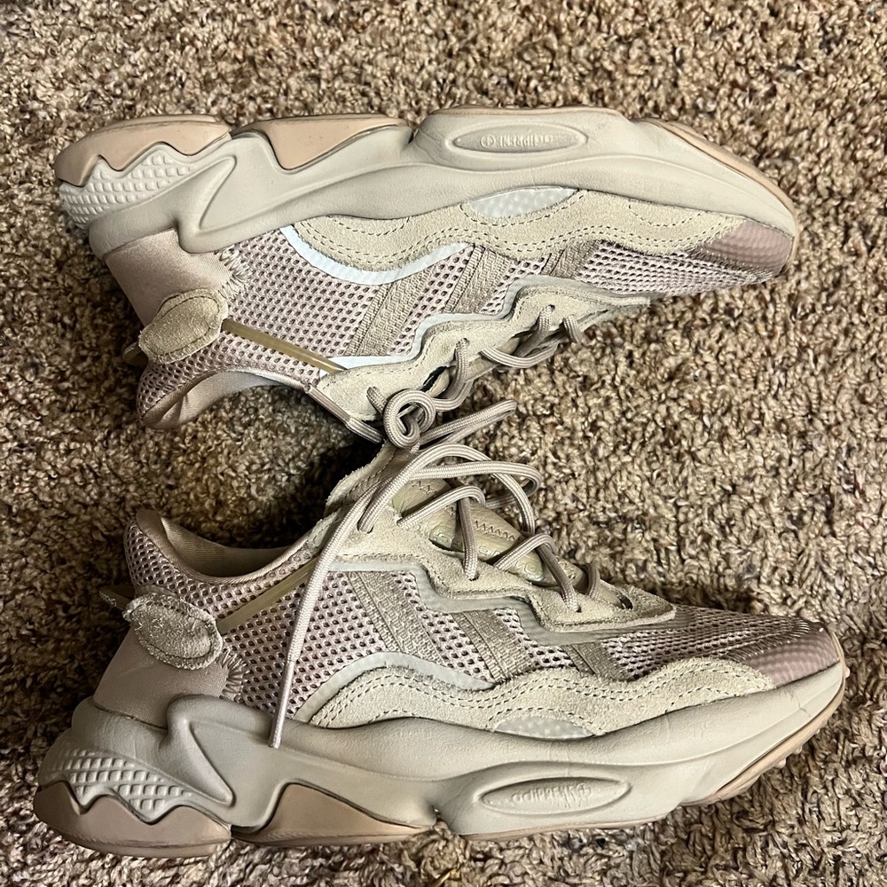 adidas Women's Sneakers in Cream and Tan